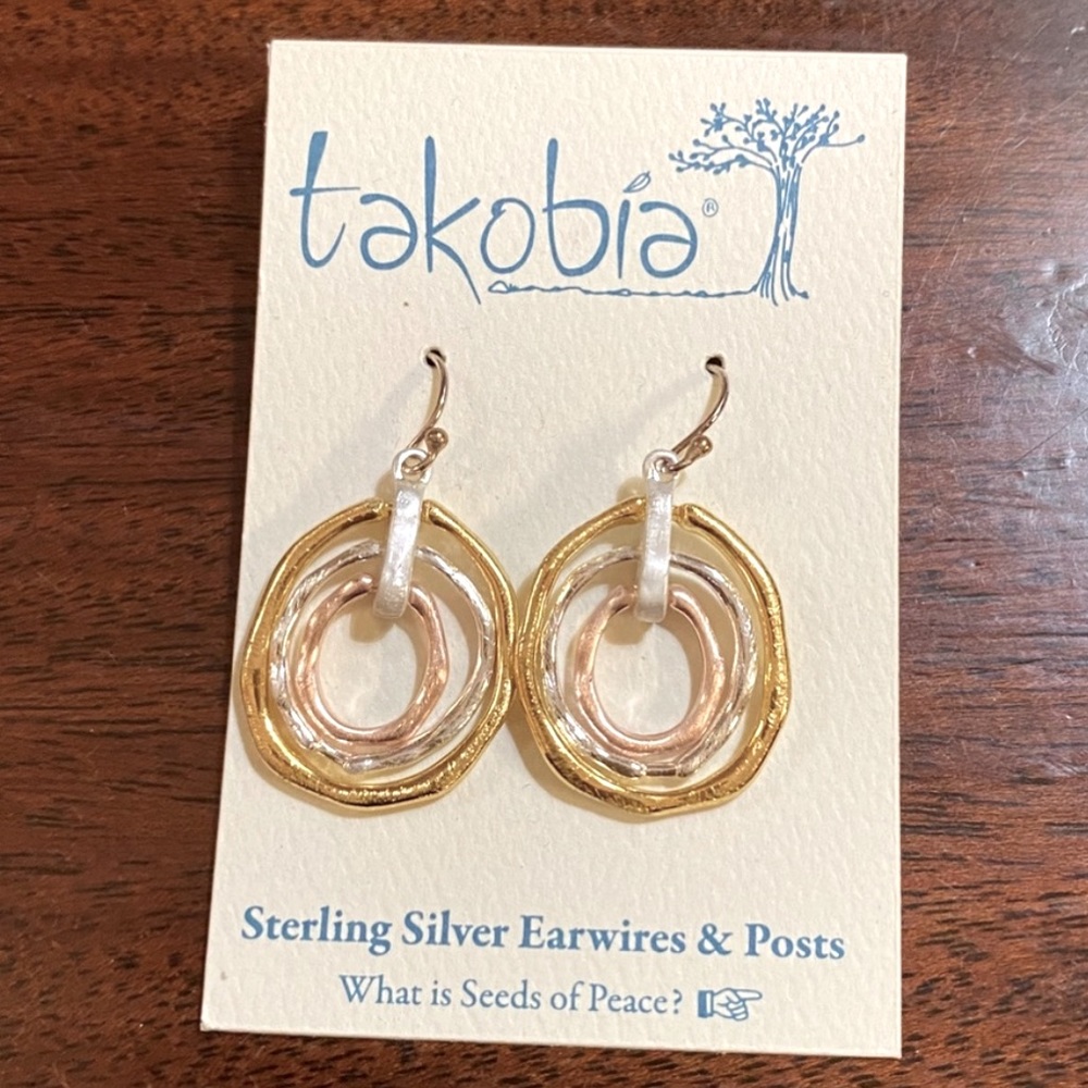 Takobia Tri-color earrings